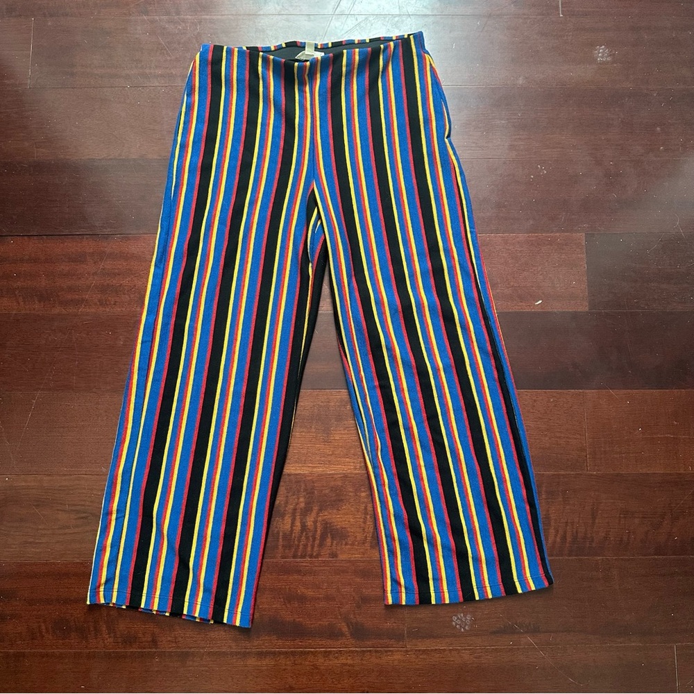 Urban Outfitters Silence + Noise Striped Crop/Capri Pants
